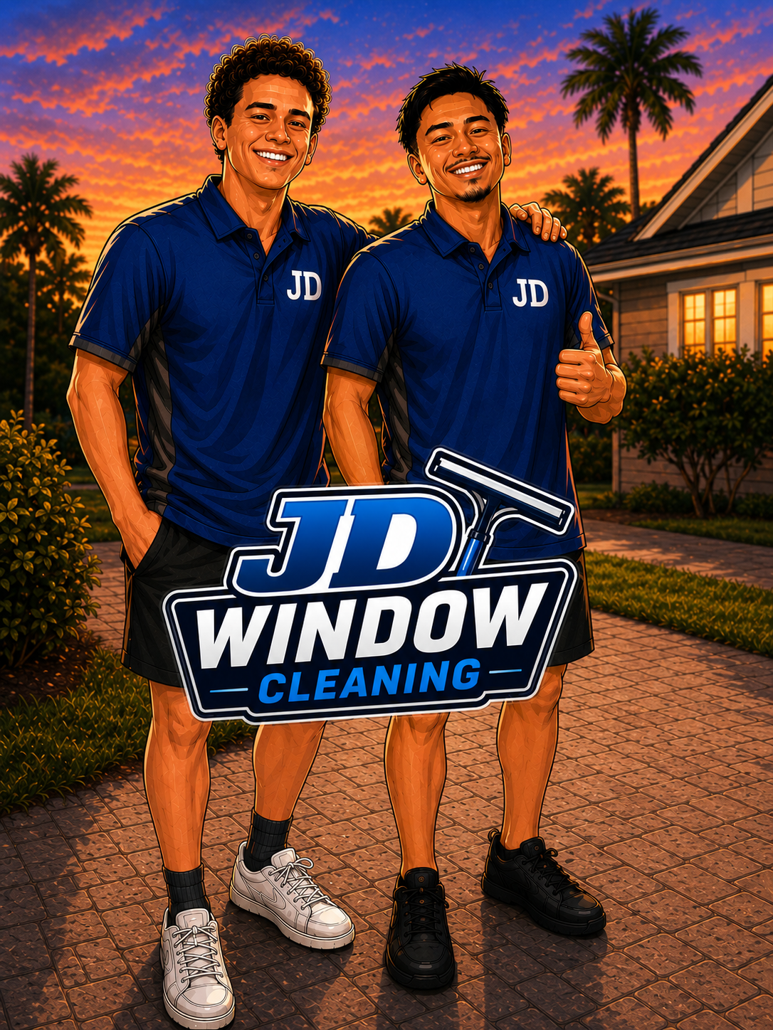 JD Window Cleaning team
